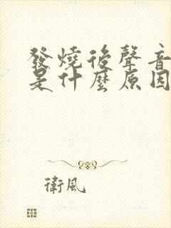 发烧后声音嘶哑是什么原因造成的