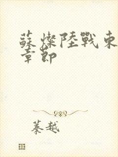 苏灿陆战东最新章节