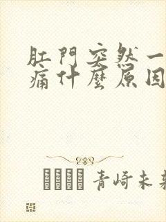 肛门突然一阵刺痛什么原因