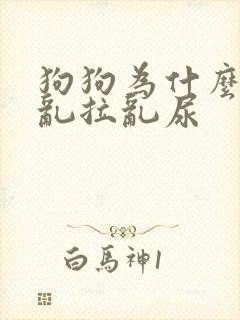 狗狗为什么突然乱拉乱尿