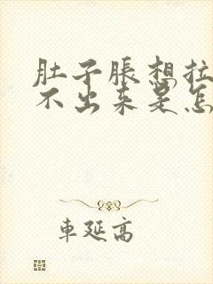 肚子胀想拉屎拉不出来是怎么办