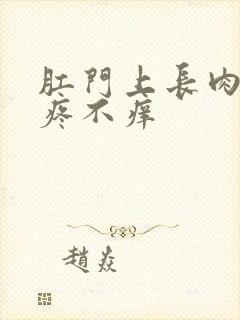 肛门上长肉球不疼不痒