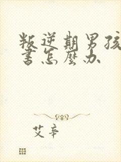 叛逆期男孩不读书怎么办