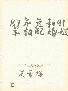 87年兔和91羊相配婚姻如何