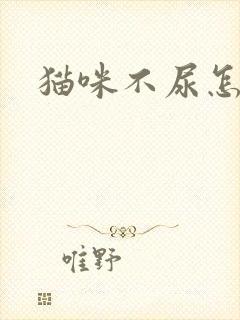 猫咪不尿怎么办