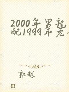 2000年男龙配1999年兔女婚姻幸福吗封面