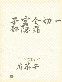 子宫全切一年腹部隐痛