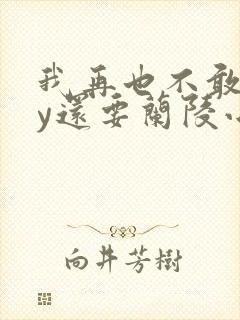 我再也不敢了by还要兰陵小说阅读封面