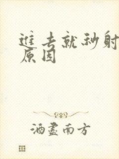 进去就秒射什么原因封面