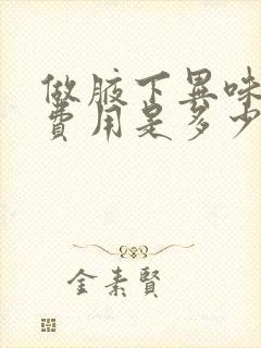 做腋下异味手术费用是多少