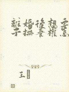 离婚后想要回孩子抚养权怎么起诉