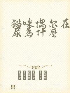 猫咪偶尔在床上尿为什么