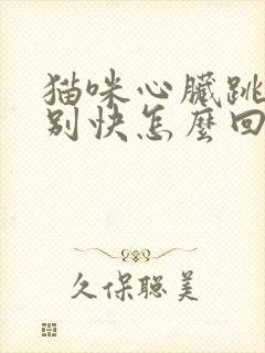 猫咪心脏跳的特别快怎么回事