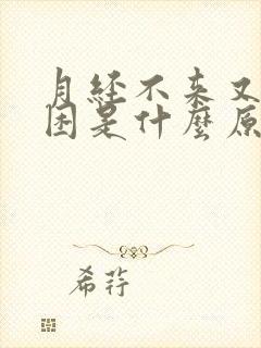 月经不来又很犯困是什么原因封面