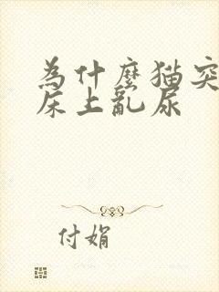 为什么猫突然在床上乱尿