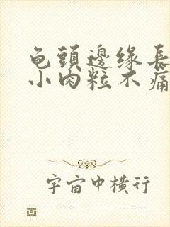 龟头边缘长很多小肉粒不痛不痒