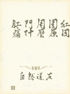 肛门周围红肿疼痛什么原因引起的