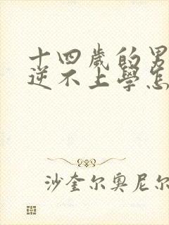 十四岁的男孩叛逆不上学怎么办