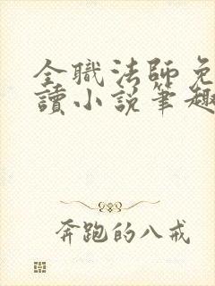 全职法师免费阅读小说笔趣阁封面