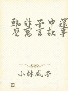 韩非子中还有什么寓言故事