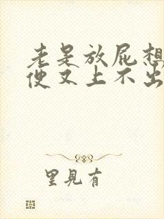 老是放屁想上大便又上不出来