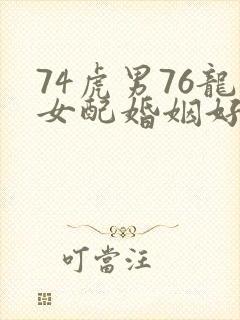 74虎男76龙女配婚姻好不好封面