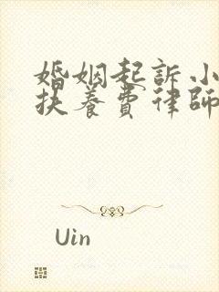 婚姻起诉小孩子扶养费律师要多少钱
