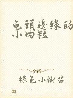 龟头边缘的一排小肉粒