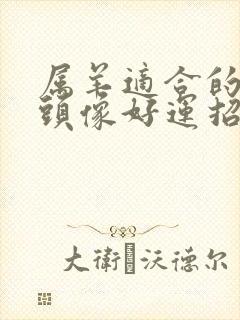 属羊适合的微信头像好运招财