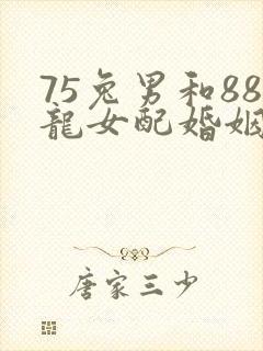 75兔男和88龙女配婚姻好不好