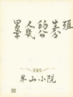 男人的生殖器正常几公分