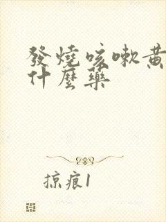 发烧咳嗽黄痰吃什么药