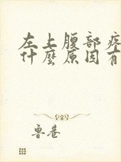 左上腹部疼痛是什么原因有哪些