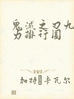 鬼灭之刃九柱实力排行图