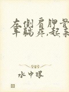 左侧肩胛骨睡觉平躺疼,起来又不疼了