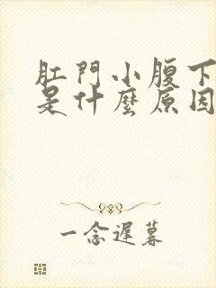 肛门小腹下坠感是什么原因