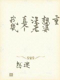 我真没想重生啊几个老婆