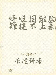 呼吸困难胸闷气短提不上气封面