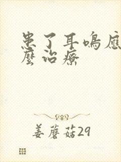 患了耳鸣应该怎么治疗封面