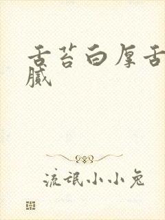 舌苔白厚舌根黄腻