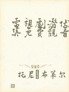 电视剧潜伏者全集免费观看高清