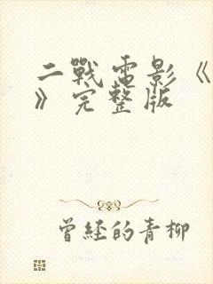 二战电影《碉堡》完整版