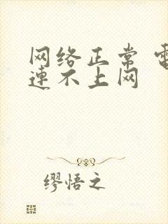 网络正常 电脑连不上网