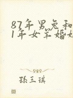 87年男兔和91年女羊婚姻相配吗