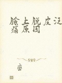 脸上脱皮泛红刺痛原因