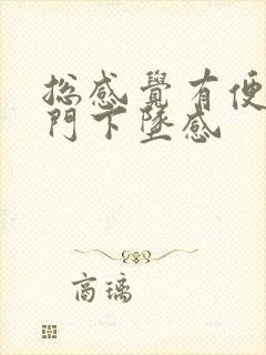 总感觉有便意肛门下坠感