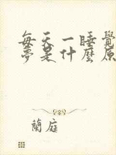 每天一睡觉就做梦是什么原因