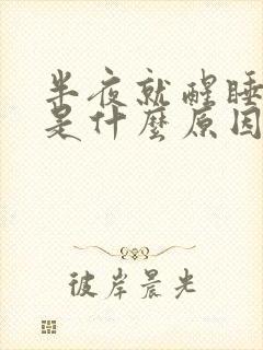 半夜就醒睡不着是什么原因