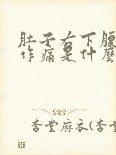 肚子右下腹隐隐作痛是什么原因