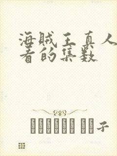 海贼王真人版好看的集数